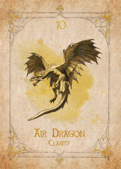 Air Dragon card from the animal spirit oracle deck. The Spiritual Centre