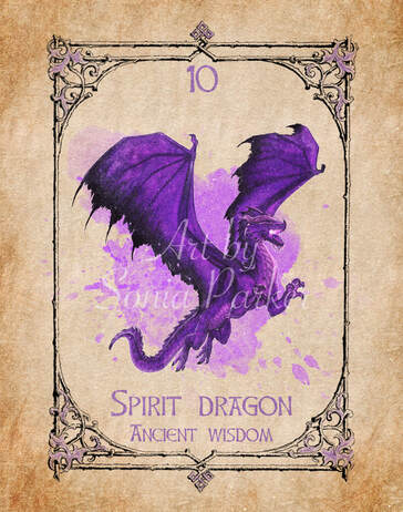 Spirit Dragon, A card from the animal spirit oracle deck. The Spiritual Centre