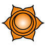 The Sacral Chakra is orange, is above the Root Chakra and level with our belly button, it rotates slightly faster than the Root Chakra but slower than the Solar Plexus. It is associated with fulfilled love commonly misinterpreted as the sex chakra. Our reproductive organs, sexuality and liquid bodily functions correspond with this Chakra. Other names related to the sacral chakra are Spleen, Sex, 2nd, Svadihistana, Swadisthana.